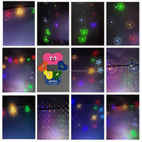 Lentilles de test de carte postale Raster Filtres de fête Starlight Scope Love Snow Moon Diffraction Glasses Filter