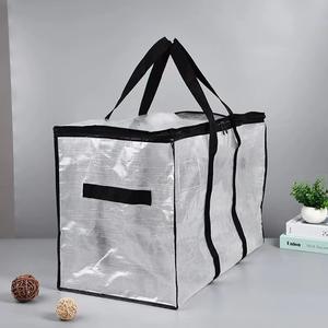 Heavy Duty Traveling Pp Woven Bags <b>Extra</b> <b>Large</b> Zipper Storage Bag With Custom Size - Product Image 5