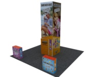 20 '* 20' stand d'exposition modulaire stand d'exposition stand d'exposition en aluminium extrusion