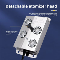 Humidificateur de serre 2000 ml/h, brumisateur à 6 têtes, atomiseur ultrasonique, pièces ultrasoniques, générateur de brouillard ultrasonique