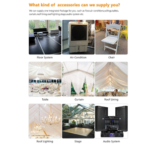 Housses Velum de haute qualité bon marché Tentes de décoration de <span class=keywords><strong>mariage</strong></span> pour la <span class=keywords><strong>location</strong></span> de mariages et de fêtes - Product Image 2