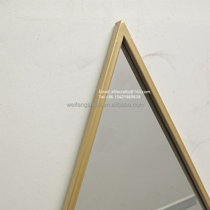 <span class=keywords><strong>Miroir</strong></span> mural en laiton en forme de <span class=keywords><strong>goutte</strong></span> <span class=keywords><strong>d</strong></span>'<span class=keywords><strong>eau</strong></span> sur cadre en métal doré, mobilier de maison, nouveau Design, pour salle de bains, salon - Product Image 3