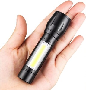 ไฟฉาย LED COB ซูมได้ แสงสว่างพิเศษ Wrrozz ขนาดเล็ก พกพาสะดวก ชาร์จผ่าน USB สำหรับกรณีฉุกเฉิน แคมป์ปิ้ง และไฟฉายค้นหาแบบพกพา - Product Image 4