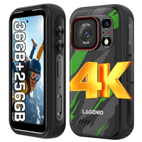 Caméra d'action LAGENIO Eagle Pro 48MP 5G IP68, vente en gros, 4K EIS MIL STD 810H, étanche, en stock, téléphone robuste 5G