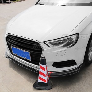 ลิ้นกันชนหน้ารถยนต์ สปอยเลอร์ดิฟฟิวเซอร์ ชุดแต่งกันชนรุ่นปกติ สำหรับ Audi A3 2017-2020 อุปกรณ์ตกแต่งรถยนต์ - Product Image 3