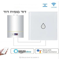 86EU Interrupteur tactile intelligent haute puissance Interrupteur de chauffe-eau Interrupteur intelligent de chaudière Interrupteur intelligent Wifi
