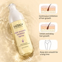 Spray inhibiteur de croissance des poils OEM - Prolonge les résultats de la cire et du rasoir, réduit la repousse des poils sur les bras, les jambes, le maillot, absorption rapide
