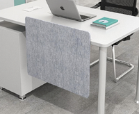Paravents de bureau modernes amovibles, design acoustique insonorisant, ignifuge, matériau PET écologique NRC 0.9 pour chambre à coucher