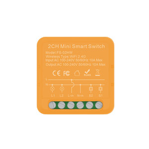 Module d'interrupteur mural WiFi universel ESP32 avec éclairage coloré, courant maximal 16A, compatible Alexa - Product Image 1