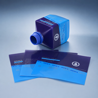 Rouleau de film rétractable en PET PVC laminé plastique imprimé sur mesure, facile à déchirer, bandes d'emballage rétractables, étiquettes pour bouteilles de boissons