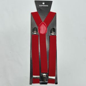 2.5cm Bretelles Réglable Prêt à l'Emploi Élastique Couleur Unie Accessoire Usine En Gros Femmes Bretelles pour Hommes - Product Image 4