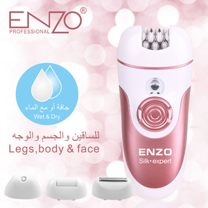 <span class=keywords><strong>ENZO</strong></span> Rasoio Elettrico Ricaricabile 4 in 1 per Donne, Epilatore Portatile, Dispositivo per Rimozione Peli - Product Image 4