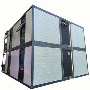 Casa Container Prefabbricata di Lusso Contemporanea Espandibile 40ft con Struttura in Acciaio e Pannelli Sandwich per <span class=keywords><strong>Ufficio</strong></span>/Appartamento <span class=keywords><strong>Mobile</strong></span> - Product Image 4
