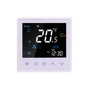 Ev için HVAC sistemi akıllı oda sıcaklık kontrol cihazı <span class=keywords><strong>fan</strong></span> coil ac termostat merkezi klima - Product Image 1