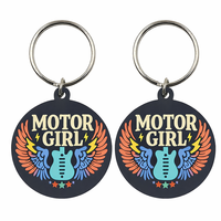 Porte-clés en PVC de forme personnalisée, porte-clés en caoutchouc souple pour boutique de cadeaux créatifs, approvisionnement en gros