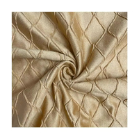 100% tissu en daim plissé en polyester tissu en daim froissé avec un design différent pour le ZH20878-5 de tissu de vêtement