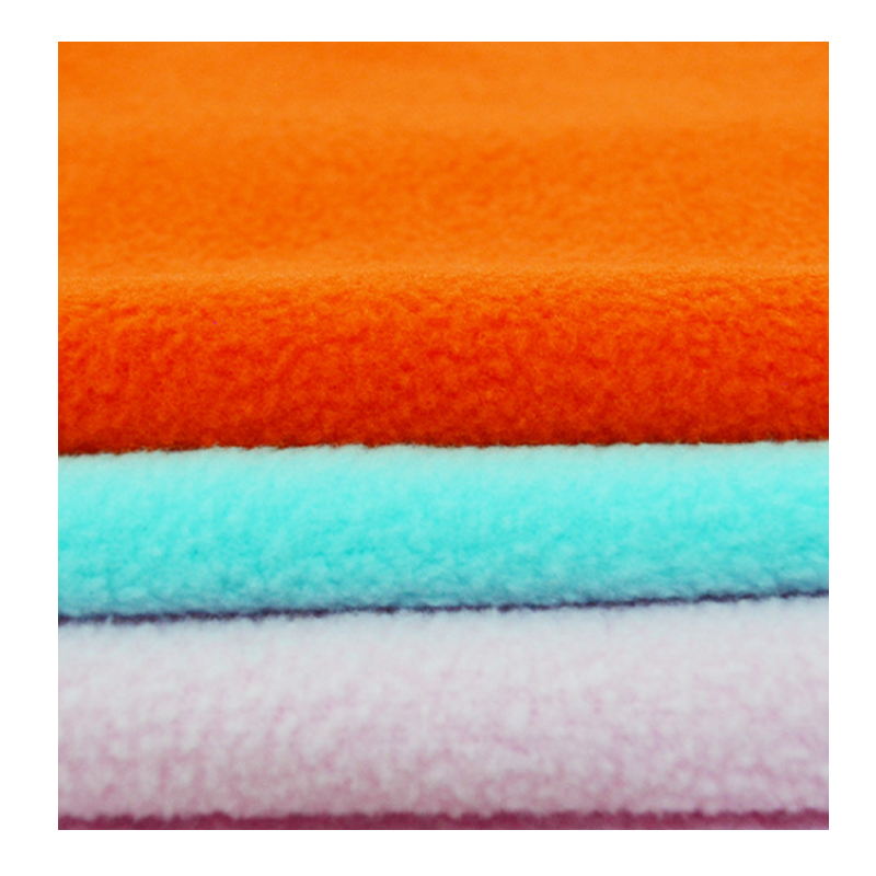 wholesale custom anti pilling cheap micro one side brushed polar fleece fabric 100% polyester for pajamas