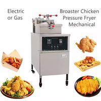 Prix de gros Équipement de cuisine poulet frit canard Friteuse gaz pression KFC Friteuse gaz pression 25L