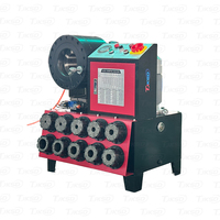 Machine de sertissage de flexibles semi-automatique hydraulique en acier inoxydable pour raccords en caoutchouc, vente en gros