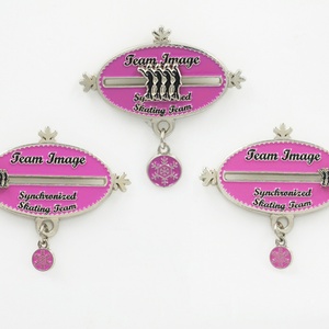 Pin de solapa deslizante de esmalte holográfico con diseño de mochila con icono en blanco y corona colorida, broche de esmalte y botón para enfermería - Product Image 5