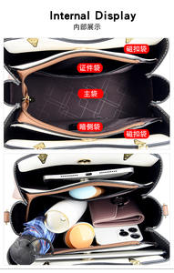 Sac fourre-tout d'été de luxe pour femmes de créateur Sac à main à bandoulière en cuir PU de qualité avec grande capacité Sac principal décontracté pour dames - Product Image 6