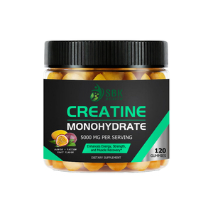 Gomitas de Creatina Monohidrato Vegana Hechas a Medida, 5000mg, Acelera la Recuperación Muscular, Mejora el Rendimiento, 120 Unidades - Product Image 1