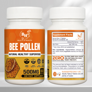 OEM/ODM polline d'api vegano capsule antiossidanti ricco supporto immunitario integratore alimentare naturale per adulti potenziatore di energia pillole - Product Image 5