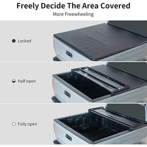 Xiangta Offre Spéciale nouvelle couverture de tonneau souple à trois volets couverture de lit de <span class=keywords><strong>camion</strong></span> à trois volets pour micros universels Toyota Hilux - Product Image 3