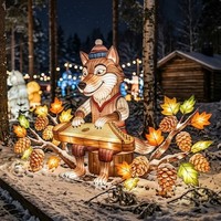 Decoración de Faroles con Animales de Dibujos Animados para Parques de Diversiones, Uso Interior/Exterior, Espectáculo de Luces para Parques Temáticos