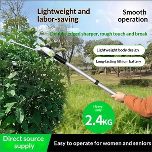 Taille-haie 3-en-1 pour haies hautes, <span class=keywords><strong>coupe</strong></span>-clôtures, sécateur, <span class=keywords><strong>coupe</strong></span>-herbe, désherbeur de pelouse sans fil, outil de jardinage électrique - Product Image 3