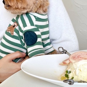 Cachorros pequeños Teddy Camiseta de verano Ropa de perro a rayas de algodón para Bichon Frize <span class=keywords><strong>Yorkshire</strong></span> - Product Image 5