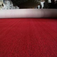 Tapis de bureau et de salle de réunion en polyester fabriqué à la machine conception de boucle résistante au feu mur à mur lavable-pour les logements locatifs