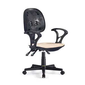 Suku cadang belakang kursi kantor Material grosir kualitas tinggi desain spesial PP komponen industri hitam untuk kursi plastik