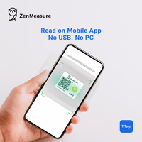 Exportación de Reportes PDF ZenMeasure, Registrador de Datos de Temperatura Inalámbrico con Alarma de Sobretemperatura, Resistente al Agua IP67
