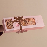 Boîtes d'emballage alimentaire en carton blanc écologiques de luxe personnalisées pour sushis, beignets, pâtisseries, gâteaux, biscuits, tartes aux œufs