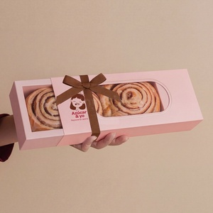 Cajas de Embalaje de Alimentos de Cartón Blanco Planas, Ecológicas y de Lujo Personalizadas para <span class=keywords><strong>Sushi</strong></span>, Donuts, Pasteles, Galletas, Tartas de Huevo - Product Image 4
