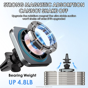 Xu hướng 2025 sáng tạo hợp kim nhôm từ sạc xe hơi không dây OEM logo công nghệ hàng đầu ý tưởng quà tặng mới nhất thiết kế bộ sạc xe hơi - Product Image 2