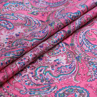 Tissu en soie Habotai pure italienne imprimé sur mesure, tissu en soie imprimé numériquement