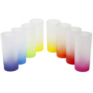 Vaso Degradado Esmerilado de 17 oz, Transparente, de PP, Impreso por Transferencia de Calor, con Forma de Lata de Cerveza - Product Image 2