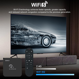 Zoku กล่องรับสัญญาณ HDR10แอนดรอยด์14 amlogic quad-core 5G WiFi 6E 4K - Product Image 3