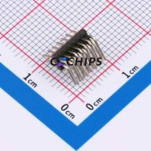 HX PZ1.27-2x7P WZ Pin Header Bent Lead Through Hole,P=1.27mm Connector 2x7P 1.27mm 1.27mm Pin Header - Product Image 2