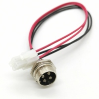 Connecteur personnalisé Gx12 Gx16 Gx20 Jst pH 2.0 mâle femelle à montage sur panneau, prise Just Xh Automobile Gx16 M16, faisceau de câbles d'aviation