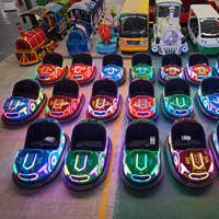 Voiture tamponneuse électrique colorée en plastique pour intérieur, simulateur de course pour enfants, console de jeu, divertissement sportif alimenté par batterie