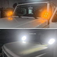 Accessoires Jimny JB74 Support de fixation de phare double pour montant A pour Suzuki Jimny JB74W JB64W 2018 2019 2020 2021 2022 2023 2024