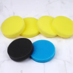 Soft Foam Polishing Sponge Polishing Wheel Buffing Pad Car Washing Sponge Circular Edge Pressing Waxing Sponge