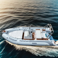 16FT Made in China Fabrik preis High Speed Rib480 Boot mit Außenborder Motor Jet Boot Motor Verkauf kleines Glasfaser boot