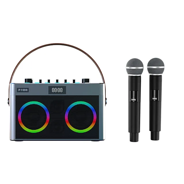 Best-seller K65 altoparlante portatile BT collegato scheda audio altoparlante altoparlante da tavolo Karaoke con microfono