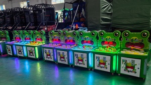 Tablero de juego Arcade de alta ganancia Crazy Hitting Frog Jump para niños, máquina de juego de mesa Crazy Hitting Frog, pago de monedas, diversión divertida - Product Image 5