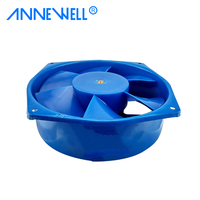 Ventilateur de refroidissement externe à rotor haute vitesse en aluminium, bleu, 150FZY2-D/4-D/7-D, 220V 380V, ventilateur de ventilation industriel pour refroidisseur