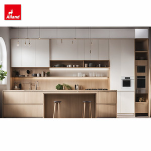 Alland tủ nhà cung cấp công nghiệp Thổ Nhĩ Kỳ Hiện Đại đa màu biển ván ép bảng đảo bảng tủ bếp với lưu trữ - Product Image 2